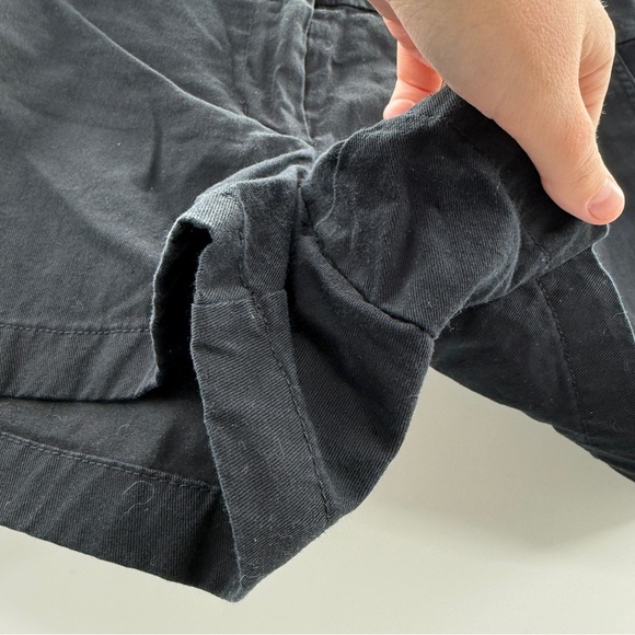 J. Crew Factory Faded Black Mid Rise Chino Shorts Sz 16 - Picture 4 of 8